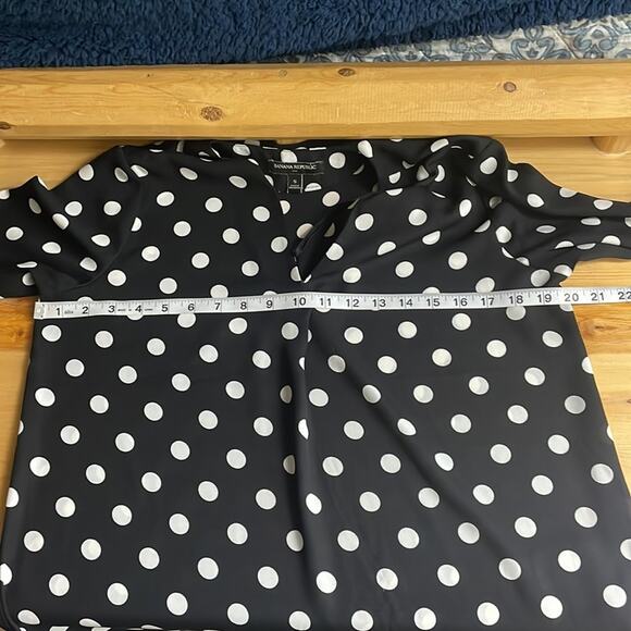 Banana Republic polka dot oversized blouse women’s S - Picture 11 of 12
